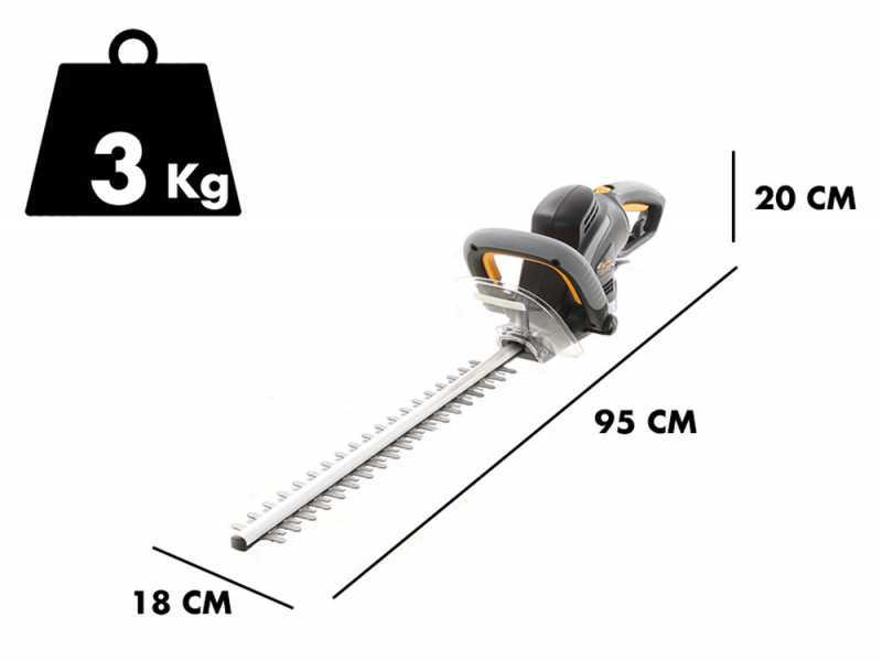 Alpina AHT 500 E Electric Hedge Trimmer - 500W - 50 cm laser-cut steel blades