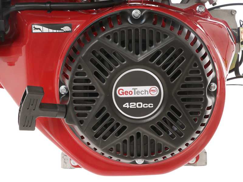 GeoTech-Pro 420 cc Single-cylinder 4-stroke Horizontal Shaft Petrol Engine - Electric Start