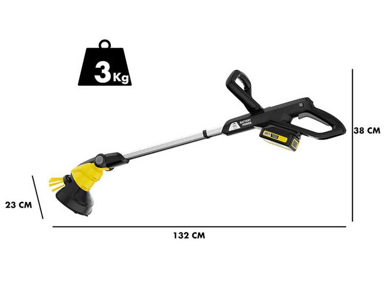 Karcher WRE18-55 - Battery-powered weed remover - 18V 2.5Ah
