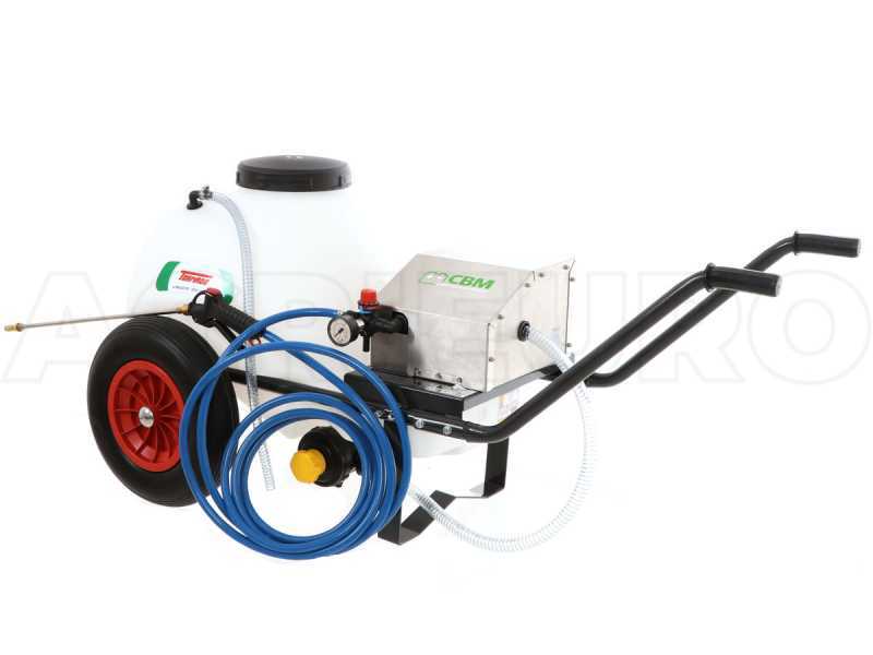Comet CBM 1200 HP - Battery-powered Spraying Pump and Trolley Kit - 120 L 