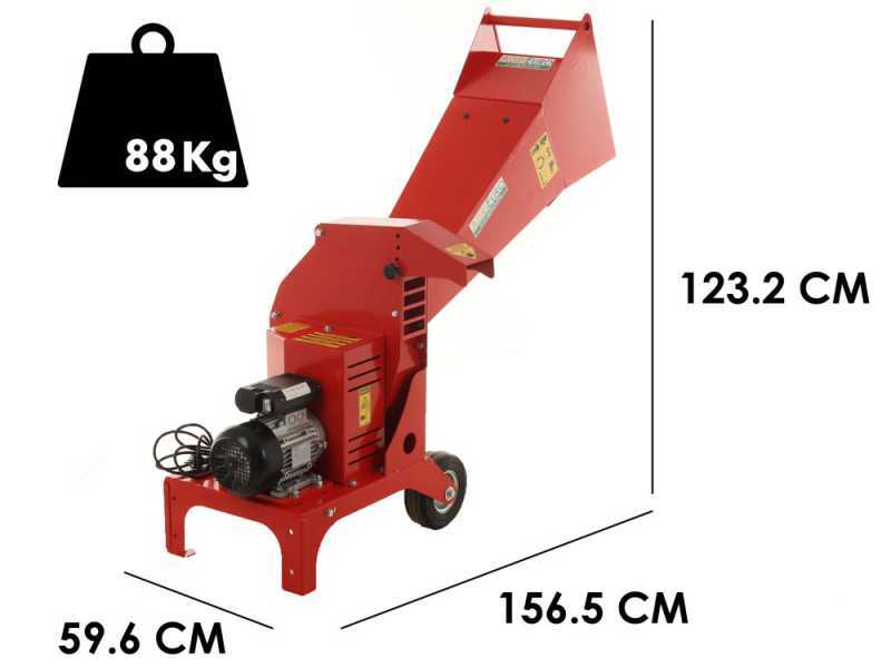 AgriEuro Premium Line BIO 500-EBIONDA - Electric garden shredder - single-phase motor