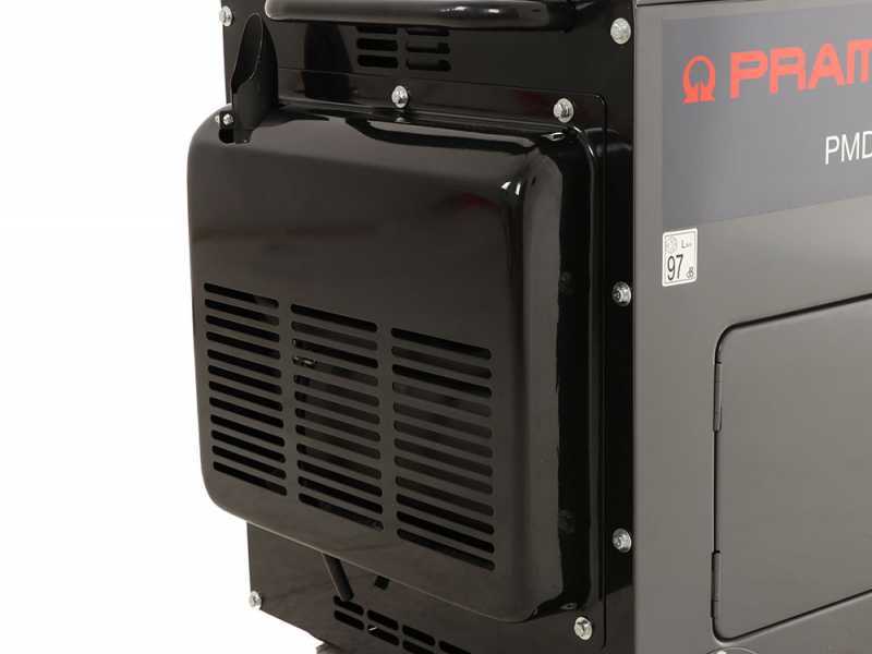Pramac PMD5050s - 3.6 kW Wheeled Silenced Diesel Power Generator with AVR - DC 3.6 kW Three-phase