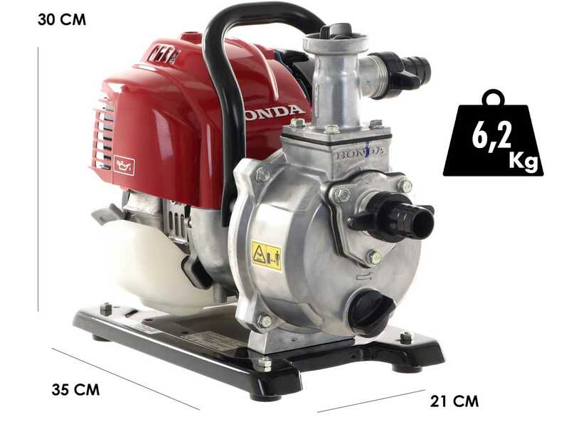 Honda WX10T Self-priming Petrol Water Pump 25 mm Fittings