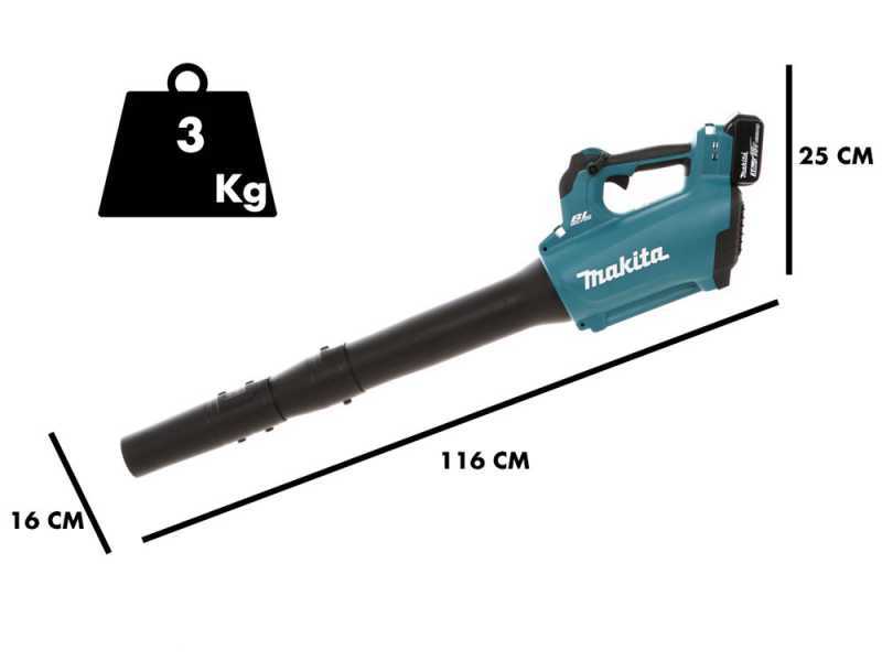 MAKITA DUB184Z 18Vx2 Leaf Blower - BATTERY AND BATTERY CHARGER NOT INCLUDED