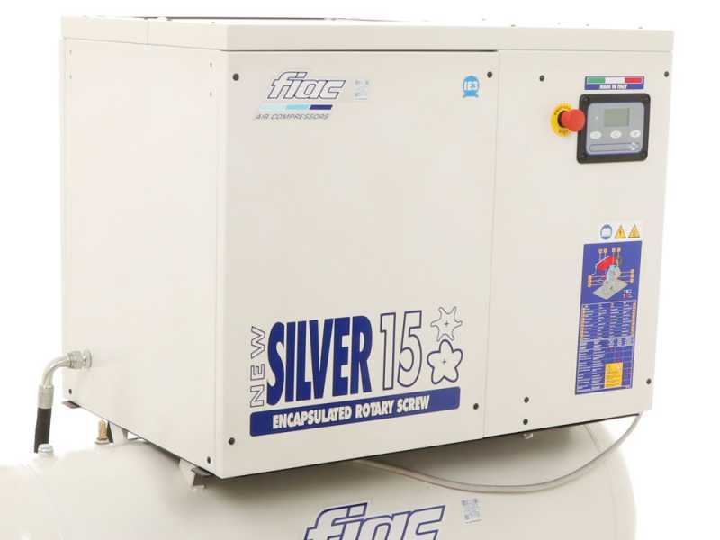 Fiac NEW SILVER 15/300 - Rotary-screw Air Compressor - 10 bar Max Pressure