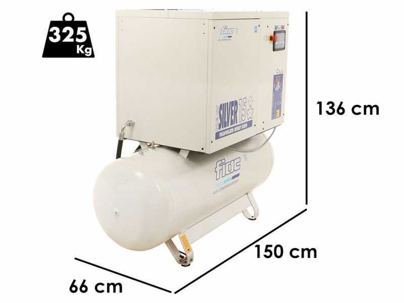 Fiac NEW SILVER 15/300 - Rotary-screw Air Compressor - 10 bar Max Pressure