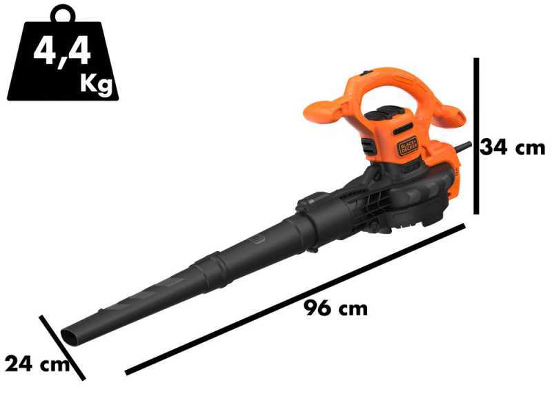 Black&Decker 2600 W Leaf Blower - Garden Vacuum - Shredder , best deal on  AgriEuro