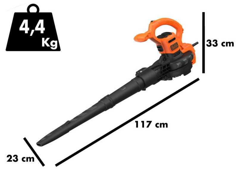 BLACK&amp;DECKER BEBLV290 3-in-1Leaf Blower - Garden Vacuum - Shredder