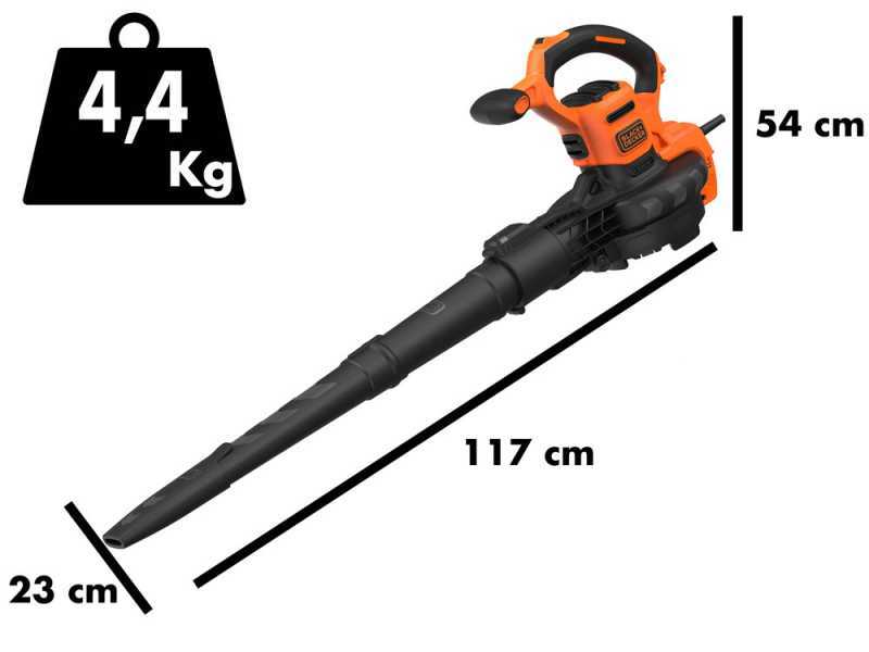 BLACK&amp;DECKER BEBLV300 3-in-1 Leaf Blower - Garden Vacuum - Shredder