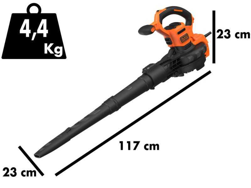 BLACK&amp;DECKER BEBLV301-QS 3-in-1 Leaf Blower - Garden Vacuum - Shredder