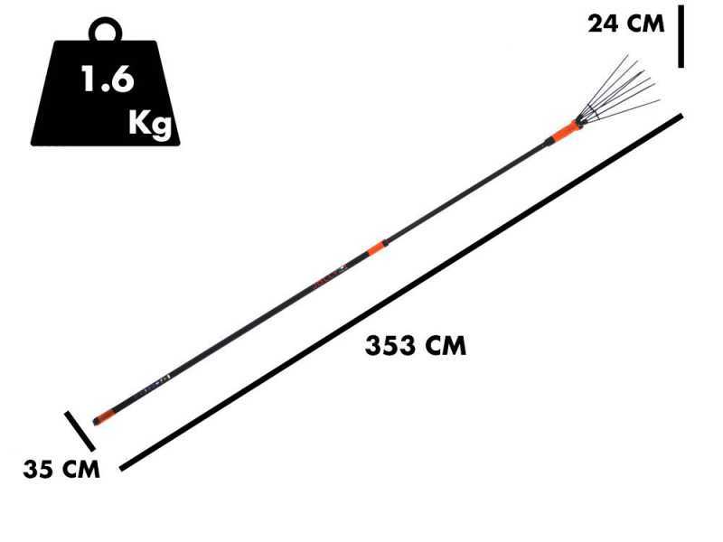 Jolly V34 - Electric Battery-operated Olive Harvester - 170/310cm 