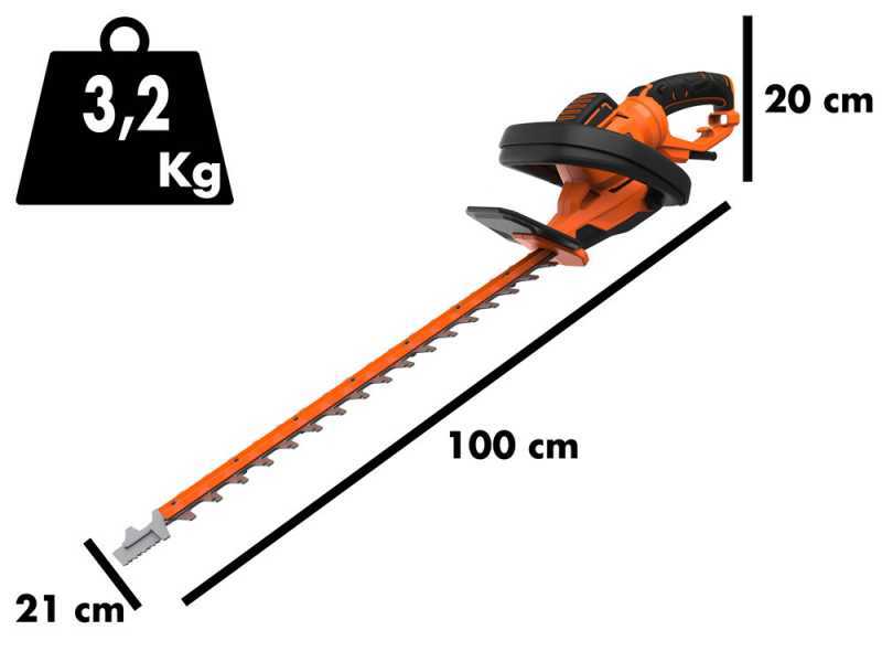BLACK+DECKER BEHTS551 Hedge Trimmer - 650 W with 60 cm steel blade