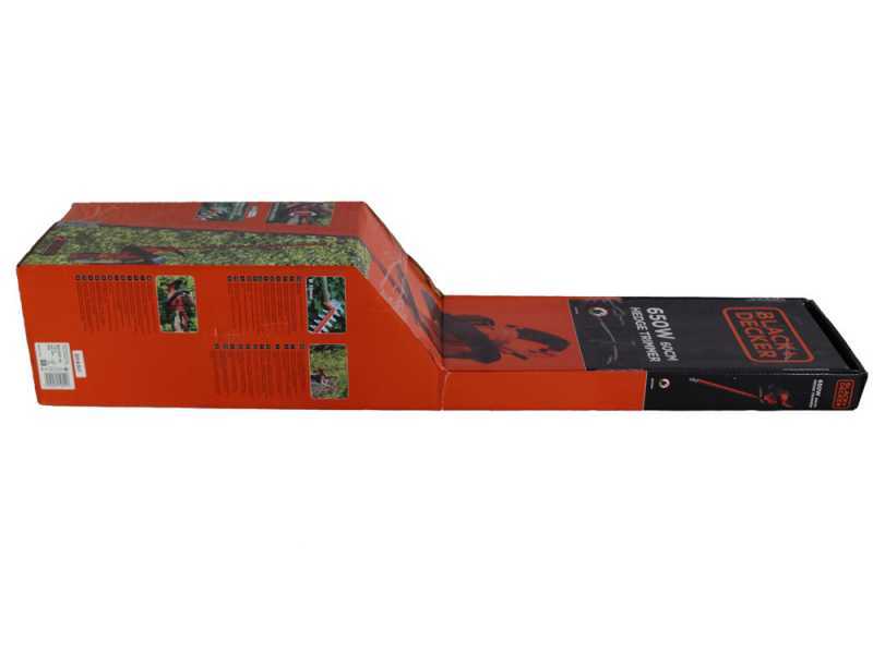 BLACK+DECKER BEHTS551 Hedge Trimmer - 650 W with 60 cm steel blade