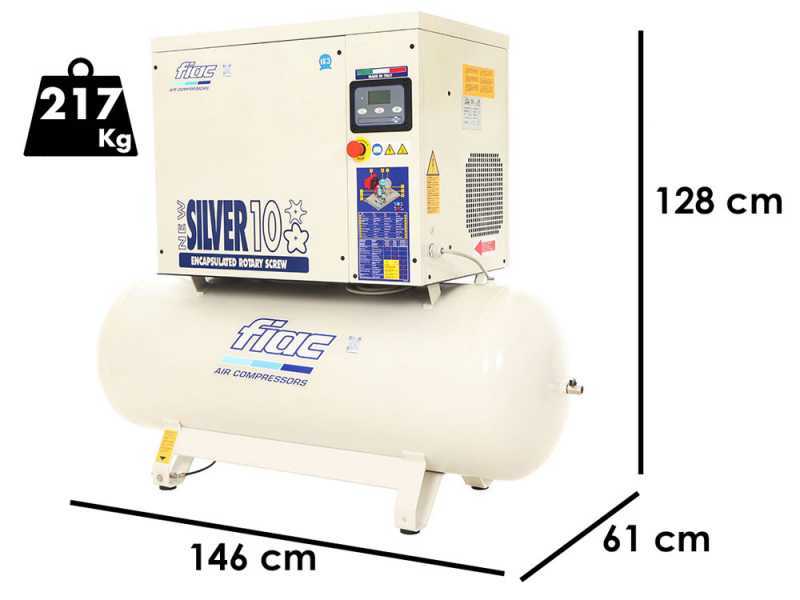Fiac NEW SILVER 10/300 - Rotary-screw Air Compressor - 10 bar Max Pressure