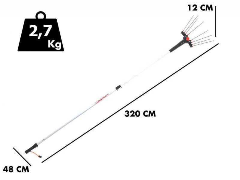 Castellari Vertigo L 12V - 240-320 cm Electric Battery-powered Olive Harvester