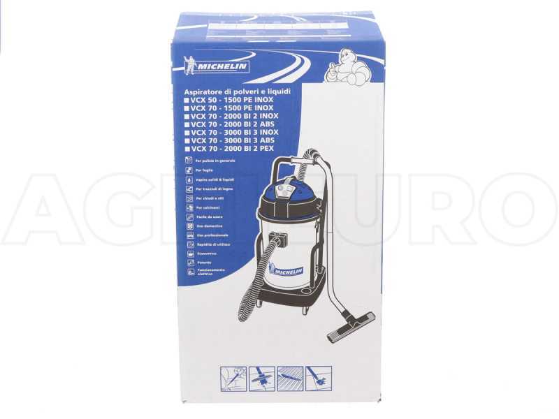 Michelin VCX 70-2000 NR INOX - Wet and Dry Vacuum Cleaner