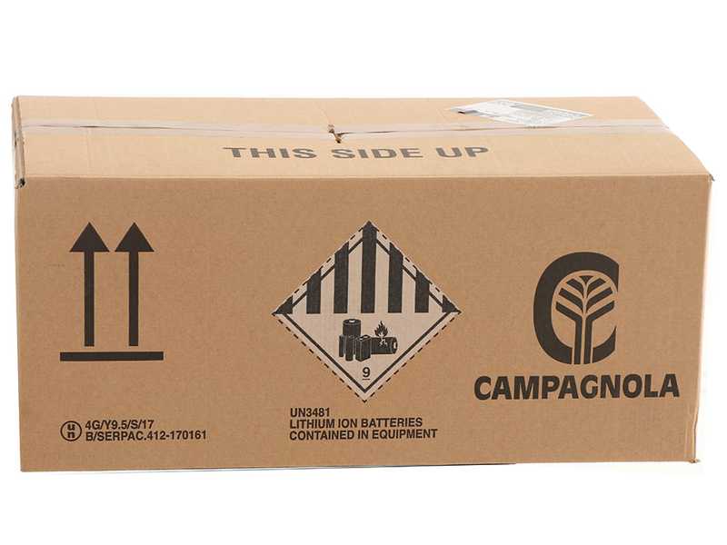 Li-Ion 170 Campagnola Backpack Battery - Power Supply Unit for Electric Tools