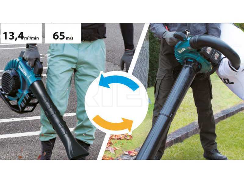 Makita battery store blower vac