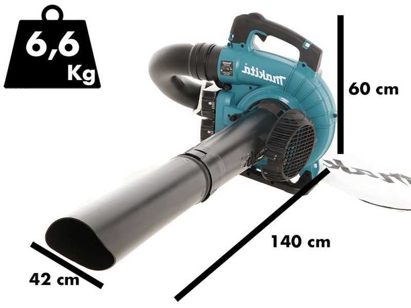 Makita DUB363 36V Leaf Blower Garden Vacuum Shredder 2 18 V 5 Ah Batteries Included