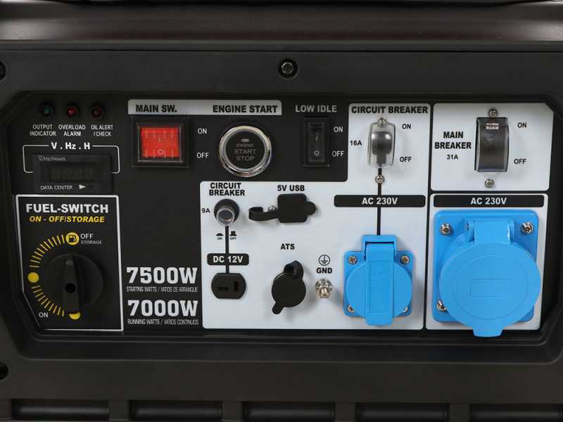 Geotech-Pro PTGA 9000 - 7.5 kW Wheeled Silenced Petrol Power Generator with AVR - DC 7 kW Single-phase