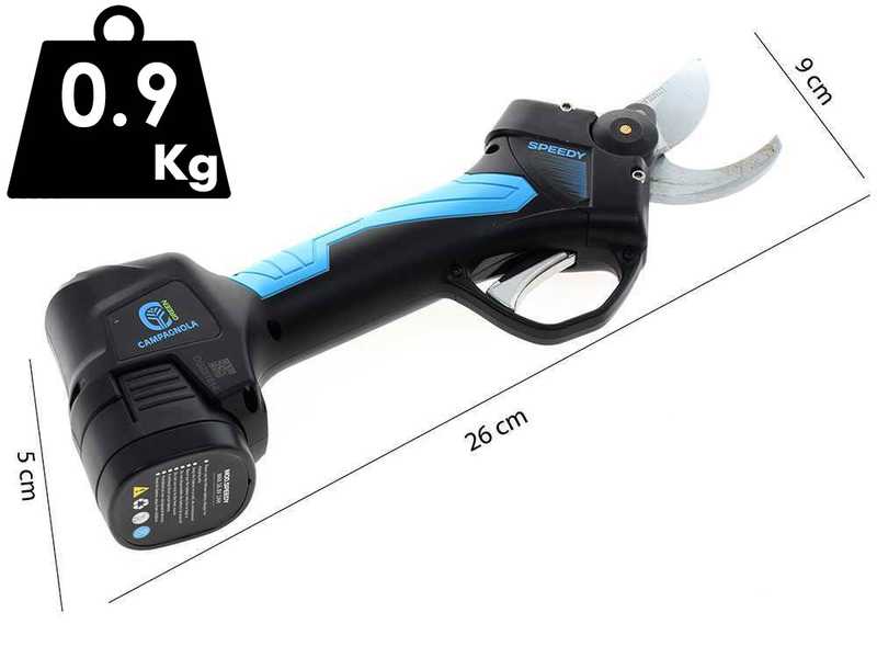 SPEEDY Campagnola Electric Pruning Shears - 2 x 2Ah batteries