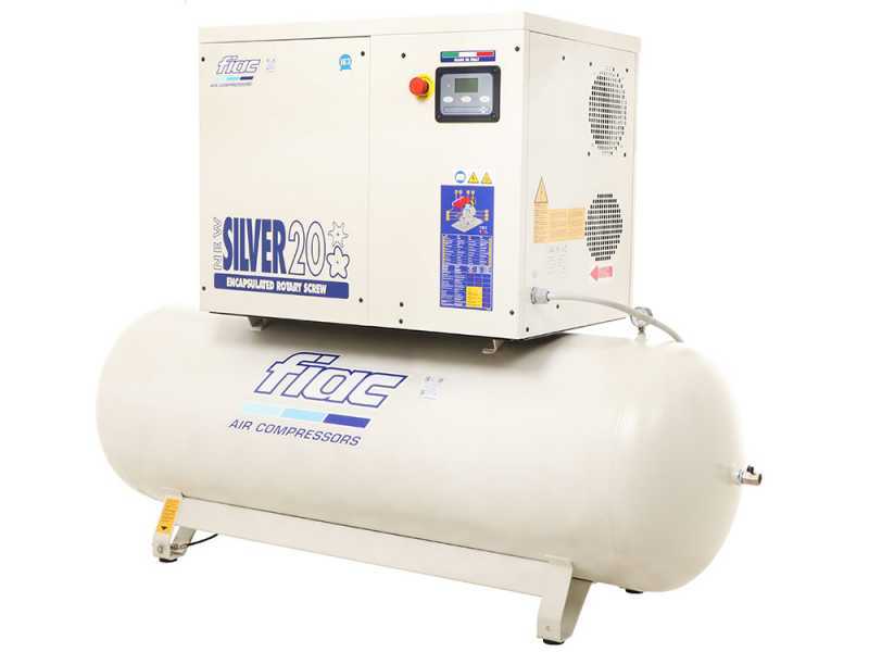 Fiac New Silver D 20/500 - Rotary-screw Air Compressor - Integrated Dryer