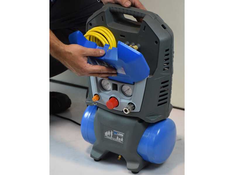 ABAC SUITCASE - Portable, single-phase, oil-less, electric air compressor - Motor 1.5 HP - 6 litres