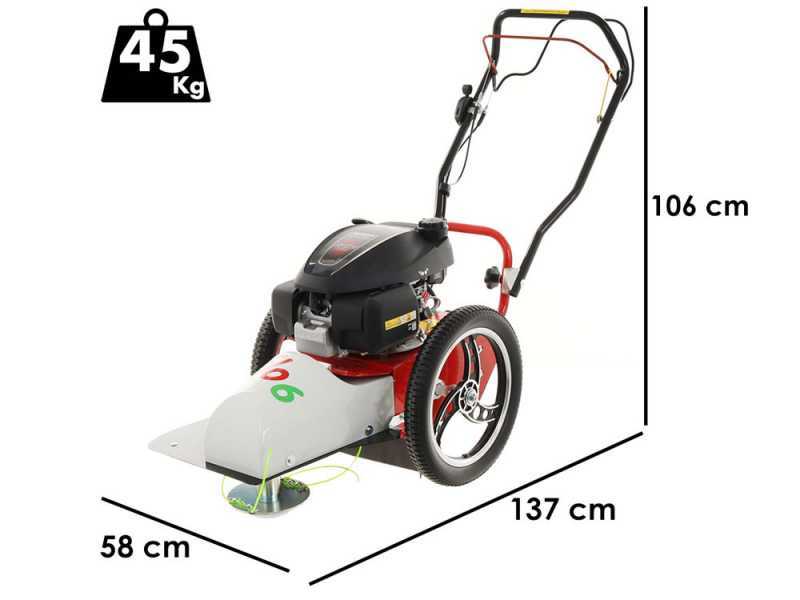 Blue Bird FLO Speed 6HO - Self-propelled 4-stroke gasoline wheeled brush cutter - Honda GCVx170
