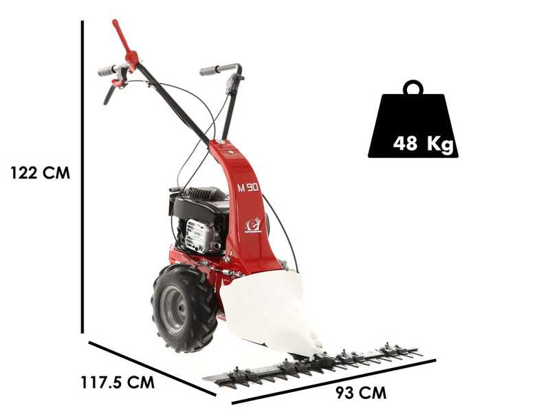 Eurosystems M90 - Single blade mower - B&amp;S 625 EXi