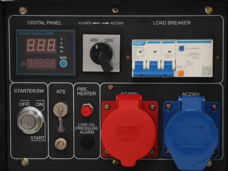 BlackStone OFB 8500-3 D-ES FP - 6.4 kW Diesel Power Generator with AVR - DC 5.6 kW Full-power + ATS Single-phase