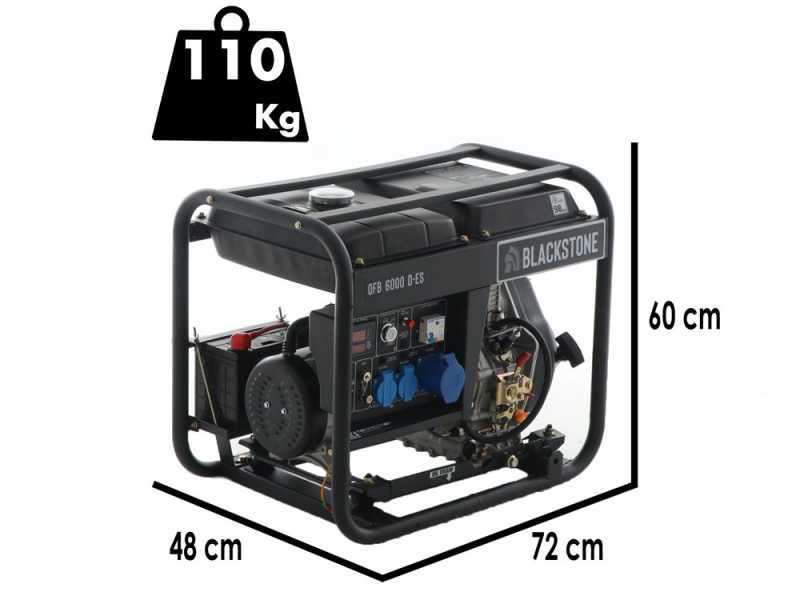 BlackStone OFB 6000 D-ES - 5.3 kW Diesel Power Generator with AVR - DC 5 kW Single-phase + ATS