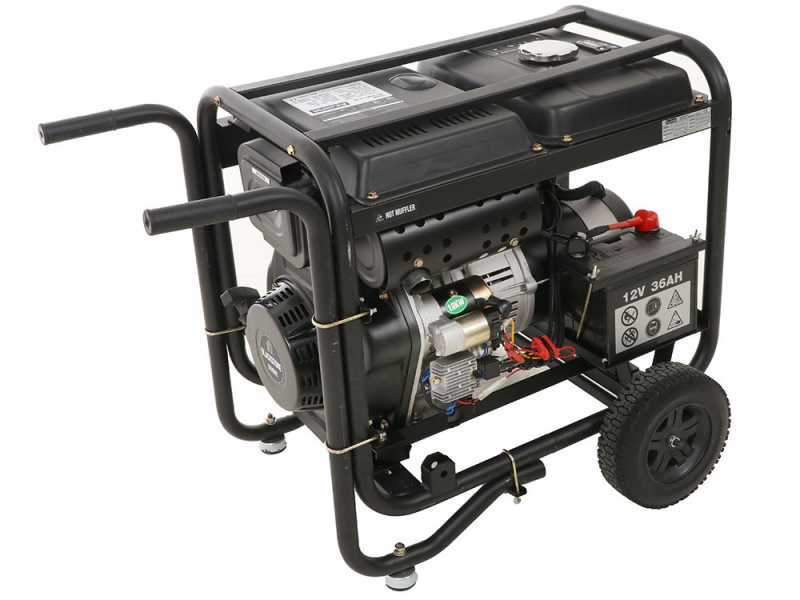 BlackStone OFB 6000 D-ES - 5.3 kW Diesel Power Generator with AVR - DC 5 kW Single-phase + ATS