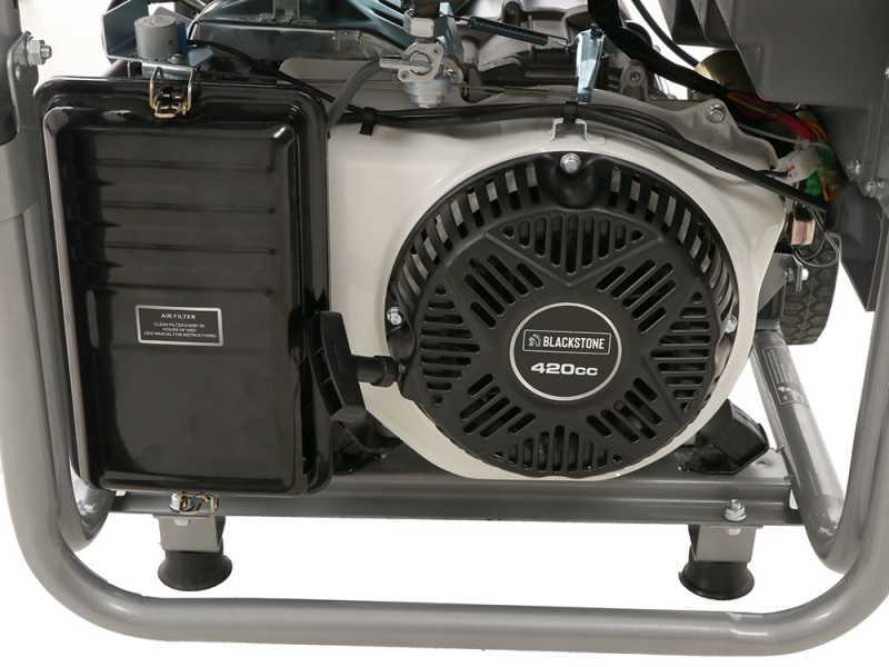 BlackStone BG 7550-X ES - 5.4 kW Wheeled Petrol Power Generator with AVR - DC 5 kW Single-phase + ATS