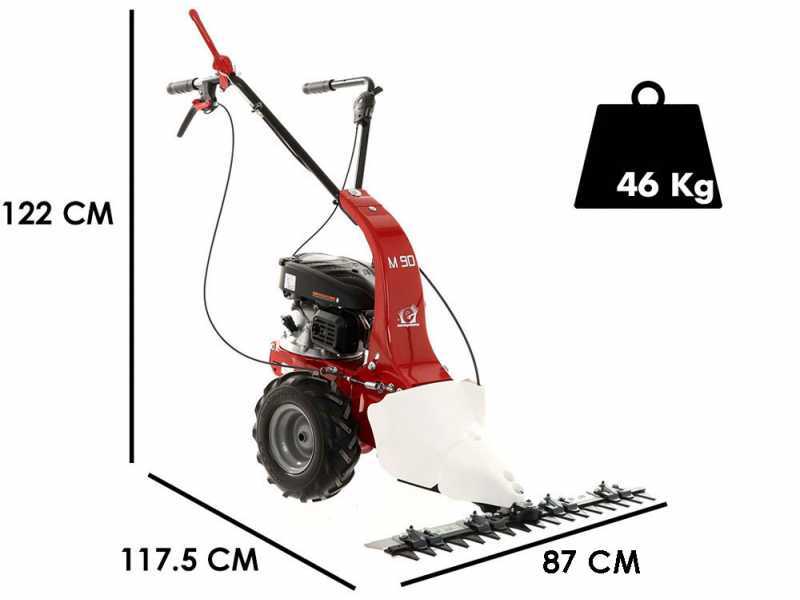 Eurosystems M90 - Single-blade mower - Loncin 123 OHV