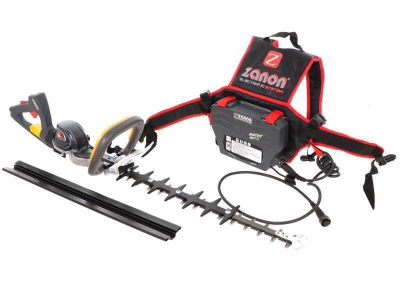Zanon Raptor 600 Battery-powered Hedge Trimmer - 60 cm Blade - 50.4 V 6.4Ah