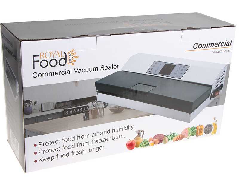 Royal Food VSP 4301 INOX - Vacuum Sealer - Double 42 cm Sealing Bar