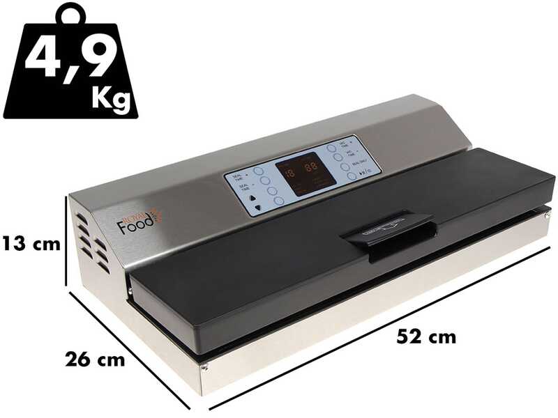 Royal Food VSP 4301 INOX - Vacuum Sealer - Double 42 cm Sealing Bar