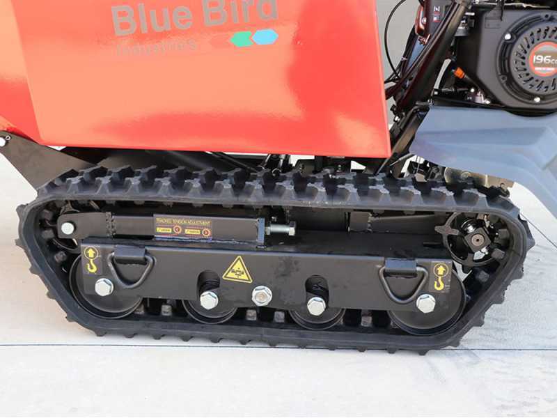 BLUE BIRD Transporter 500 D Tracked Power Barow - Dumper Barrow with 500 Kg Capacity