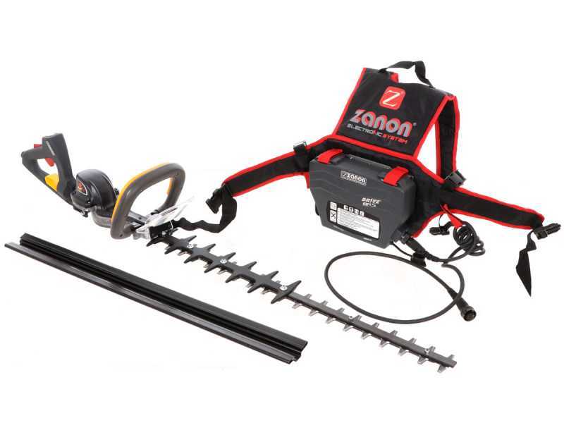 Zanon Raptor 750 Battery-powered Hedge Trimmer - 75 cm Blade - 50.4 V 6.4 Ah