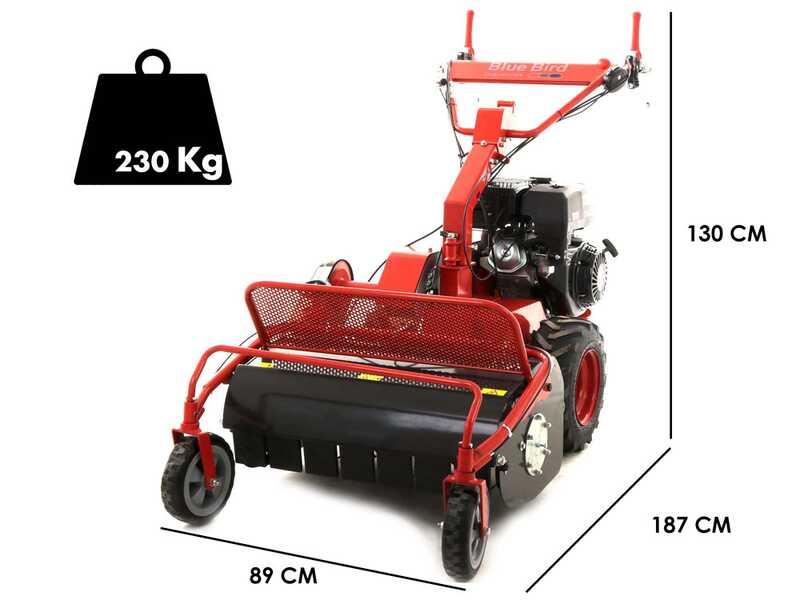 Blue Bird SG0813 - Professional Hammer Rough Cut Mower - Loncin G390F