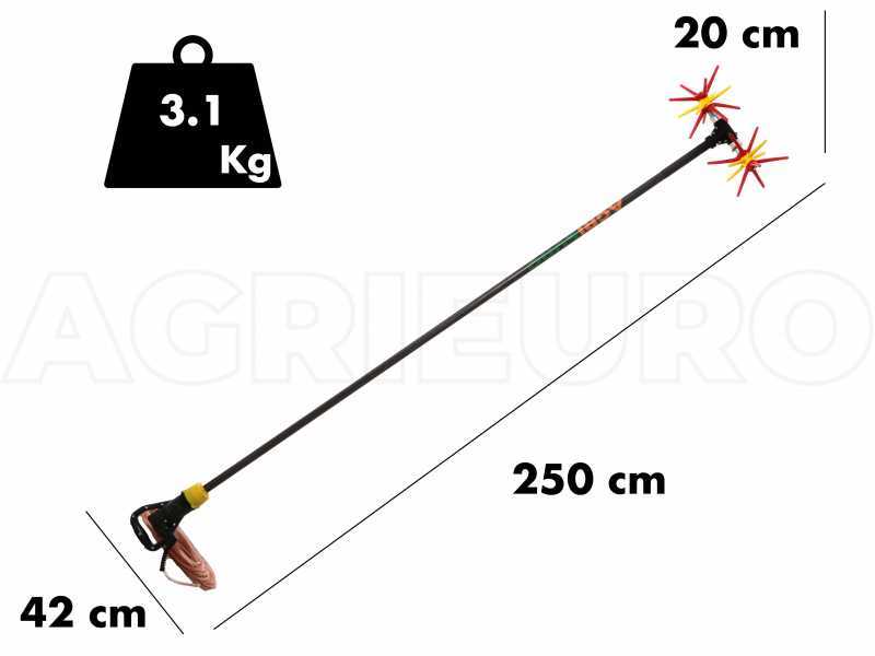 AGGELIS 5 CARBON Electric Battery-powered Olive Harvester with Carbon Pole