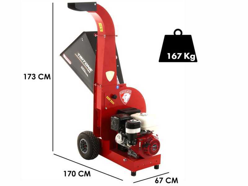 Ceccato Triton BIG - Petrol garden shredder - Honda GX390 engine