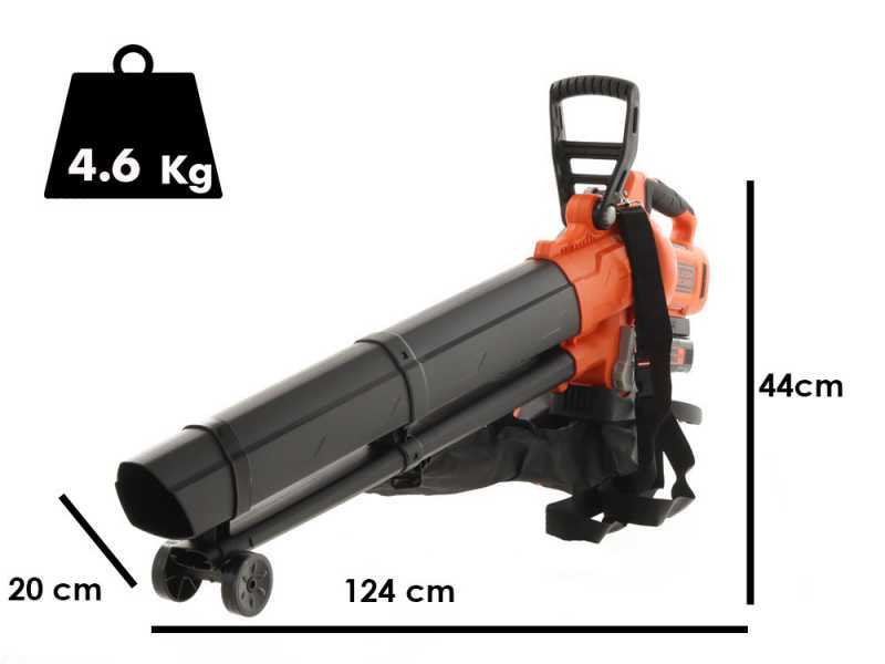 BLACK+DECKER  BCBLV3625L1 Battery-powered Leaf Blower - Garden Vacuum - Shredder - 36 V