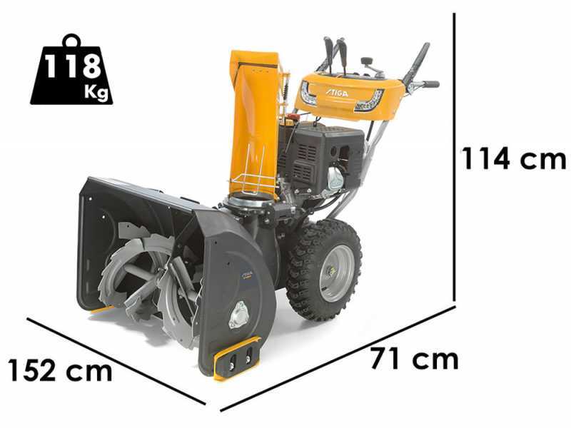 Stiga ST 5266 P - Petrol Snowplough - WS300