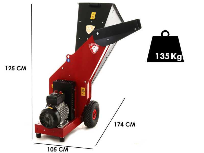 Ceccato Tritone Maxi Electric - Garden Shredder with electric motor - Three-phase 7.5 HP