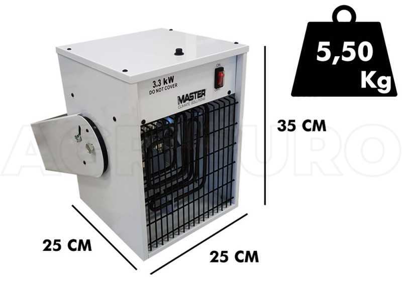 MASTER TR 3 - Electric Wall-mounted Hot Air Generator with Fan