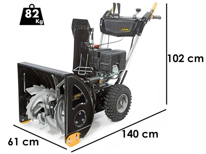 Alpina AS 56 P - Petrol Snowplough - WS210