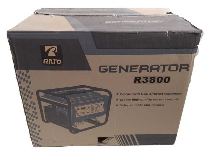 Rato R3800 AVR - 3.8 kW Petrol Power Generator with AVR - DC 3.5 kW Single-phase