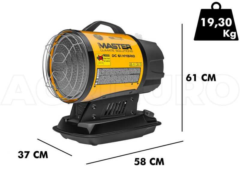 Master DC 61 Hybrid - Direct Heating Diesel-fuelled Hot Air Generator