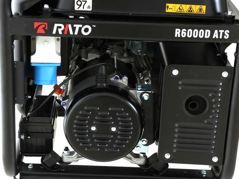 Rato R6000D-ATS AVR - 6 kW Petrol Power Generator with AVR - DC 5.5 kW Single-phase